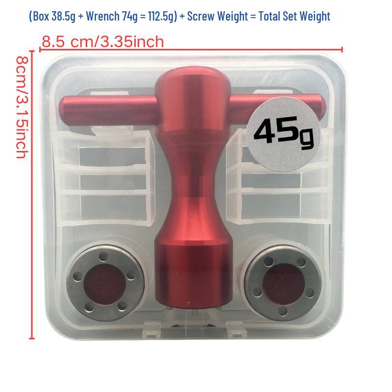 Scotty Cameron Newport Compatible Push Rod Screw Set (7 Colors, Transparent Case)