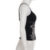 Women Summer V Neck Spaghetti Strap Floral Retro Print Slim Fit Camisole Top