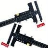 Measuring Tool Woodworking Scriber Gauge Aluminum Alloy T-Square Scribing Sliding Marking Gauge Marking Framing Ruler