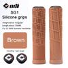 Odi Silicone Bicycle Grips Mtb Bike Handlebar Cover Anti-Slip Mountain Bike Folding Balance Bmx Dh Handle Grips Cycling Parts Professional Grade