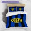 3pcs I-Internazionale Milano (5) Design Cover Set - HD Printed Bedding with 1 Cover and 2 Pillowcases - Perfect for Home and Dorm Decor