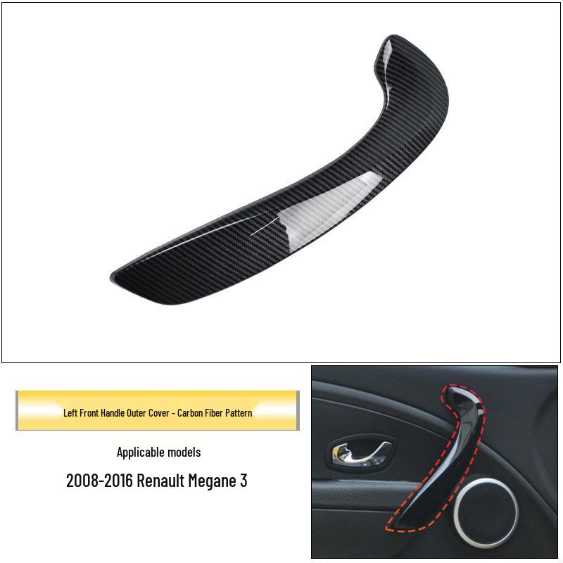 

Renault Megane 3-дверний Інтер єр Ручка передніх дверей Підлокітник Кронштейн Кришка Оздоблення