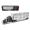 New Ray Scale Kenworth W900 Pot Belly Livestock Trailer 15243 1/43 D/C