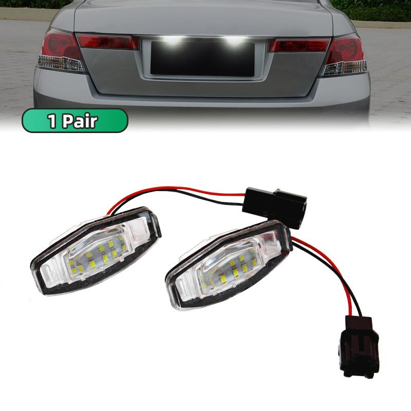 

License Plate Light for Honda Civic Accord Odyssey also compatible with Acura MDX RL TL TSX ILX LED license plate light