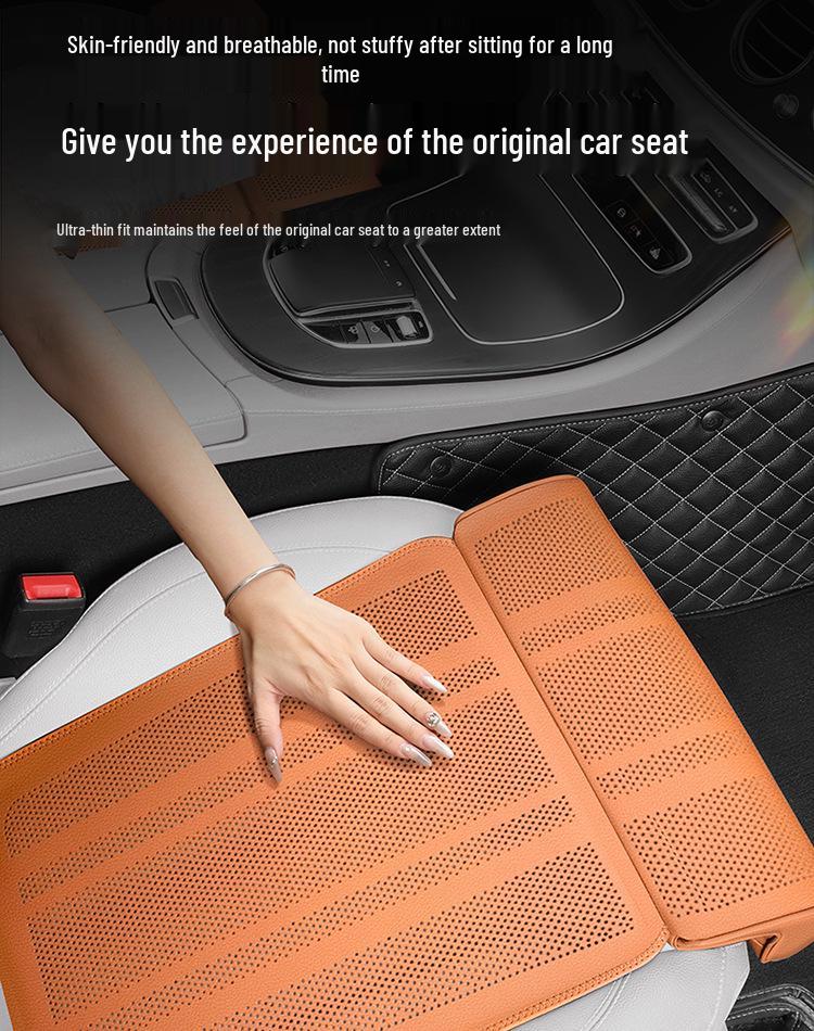 Universelles Vier-Jahreszeiten-Autositzkissen mit integrierter Beinauflagenverlängerung