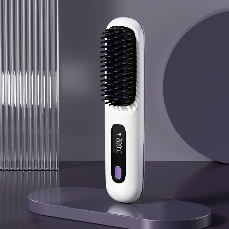 LISM USB Ceramic Electric Hair Straightener Comb