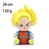 20cm New Cute Plush Stuffed Toys Saiyan Goku Vegeta Buu Cartoon Japan Anime Figure Doll Birthday Gifts Home Decor