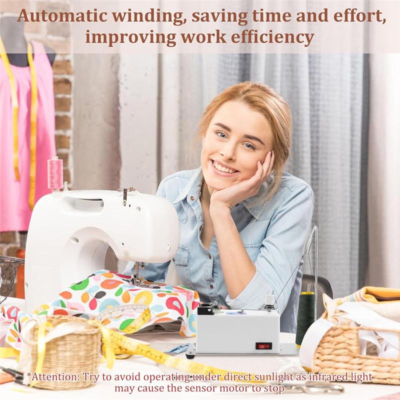 M-Modern-Automatic Bobbin Winder,Electric Yarn Winder, Electric Bobbin Winding,Electric Bobbin Winder For Sewing Machine US Plug