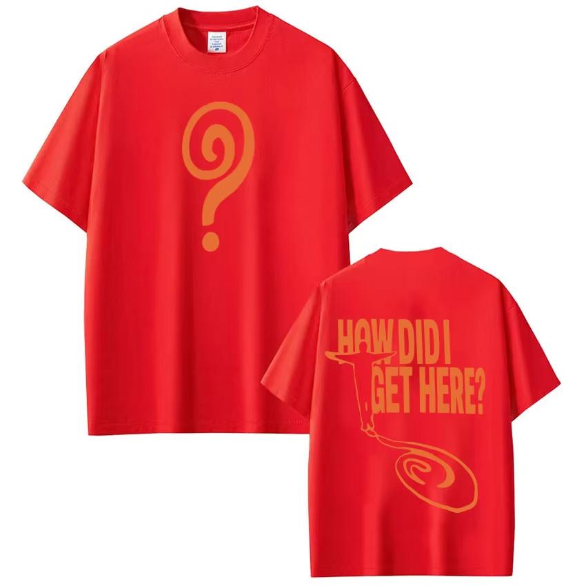 Sänger Louis Tomlinson How Did I Get Here Tour 2026 Print T-Shirt Herren Damen Mode HipHop T-Shirt Hohe Qualität Baumwolle T-Shirts