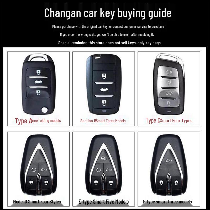Changan CS75 PLUS Key Cover for Yi Dong CS35/CS55/CS85/Unit K Models