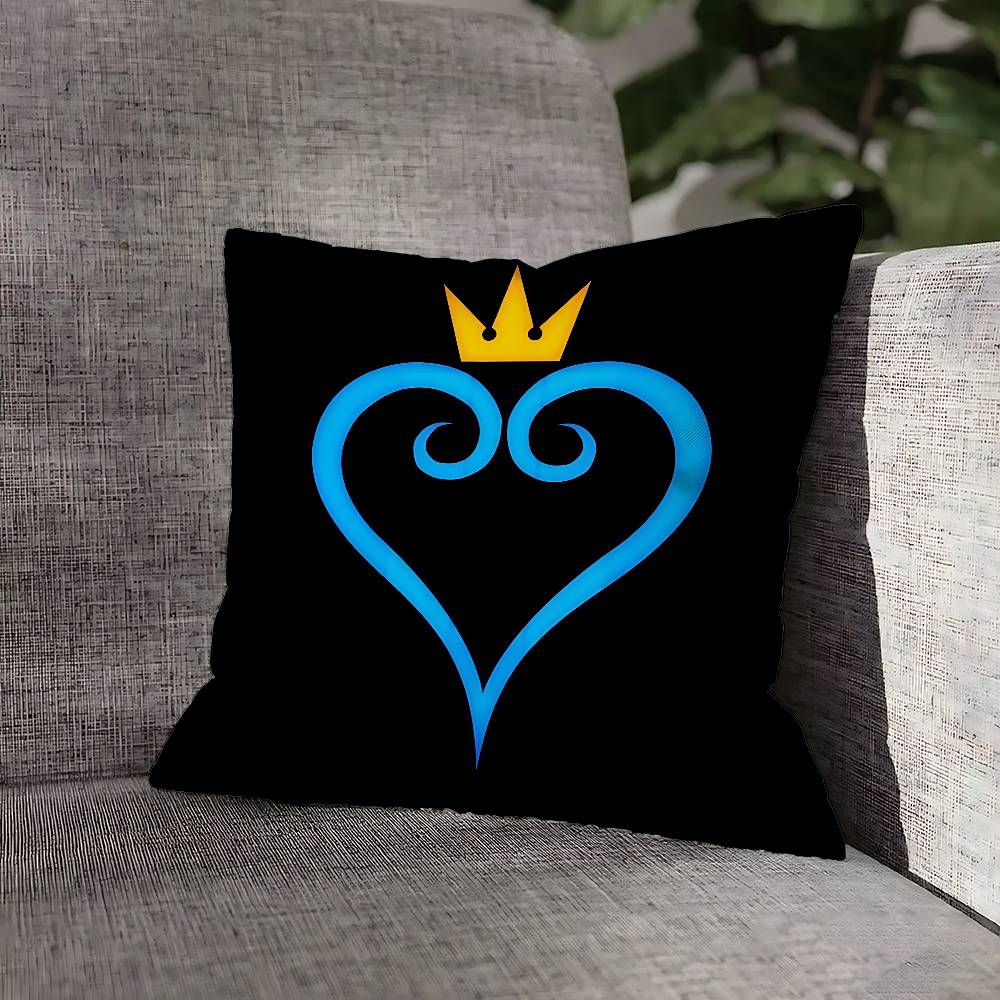 K-Kingdom Game H-Hearts Pillow Case For Sofa Decor Car Office Room Printing Cushion Cover Decorations and Protector