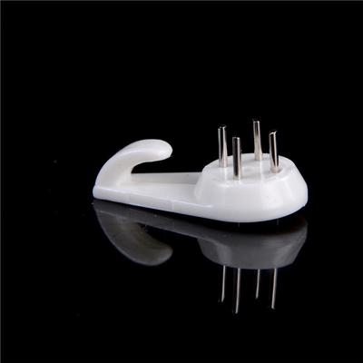 10Pcs White Plastic Invisible Wall Hanging Photo Frame Picture Frame Nail Hook Hanger