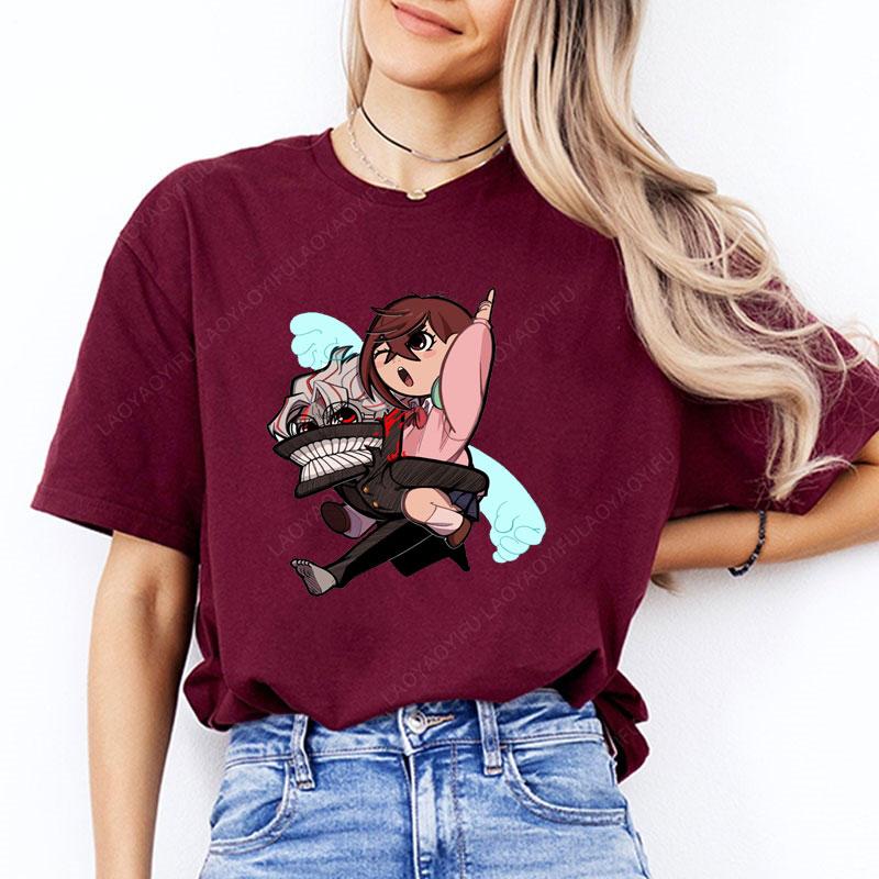 Anime Momo Ayase Relaxed Fit Tshirt Camiseta Short Sleeve Oneck New In Tops Tees
