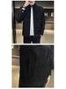 Herren Arbeitsjacke 2026 aus Wildleder mit Stehkragen - Vielseitig für Frühling, Herbst und Winter