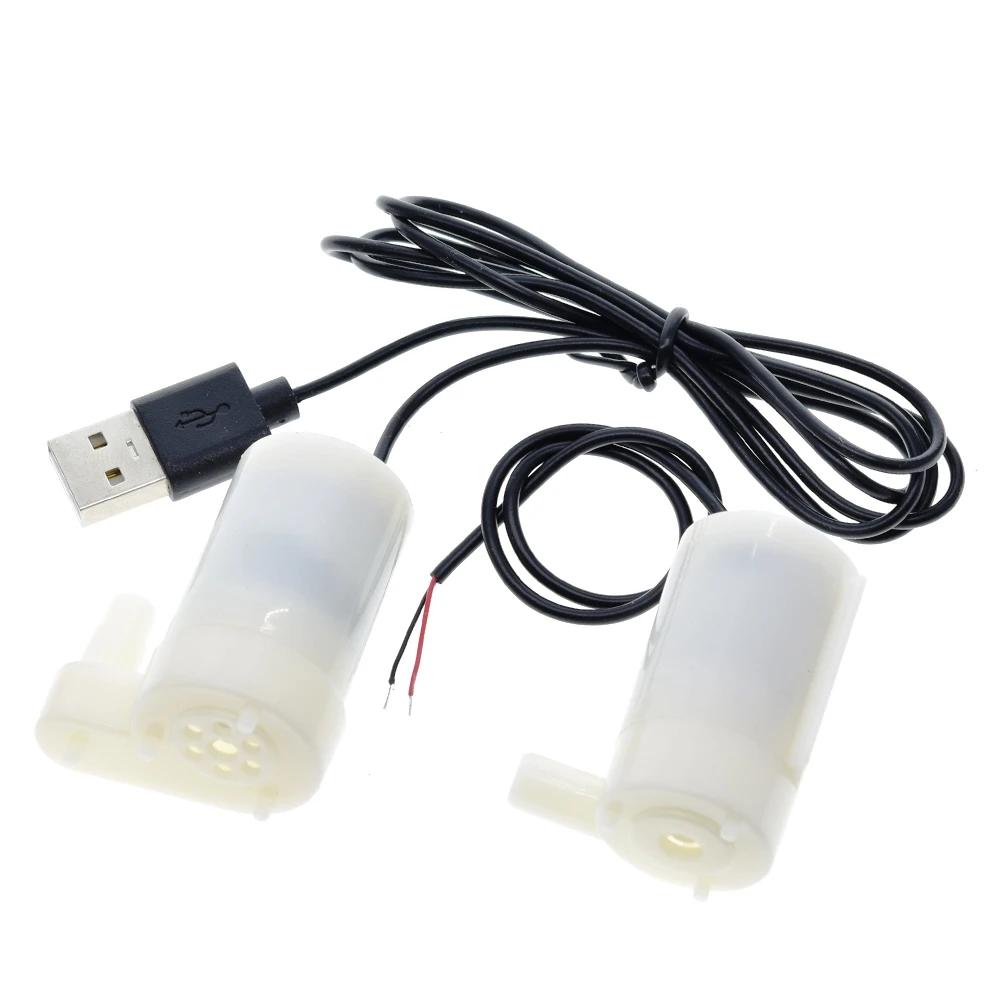 DC 2.5-6V Low Noise Brushless Motor Pump 120L/H Mini Micro Submersible Water Pump Hydroponic Vegetable Planting Craft Fountain
