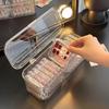 Moe Acrylic Grain Storage Box with Dustproof Lid for Pop Mart Blind Box Doll Display