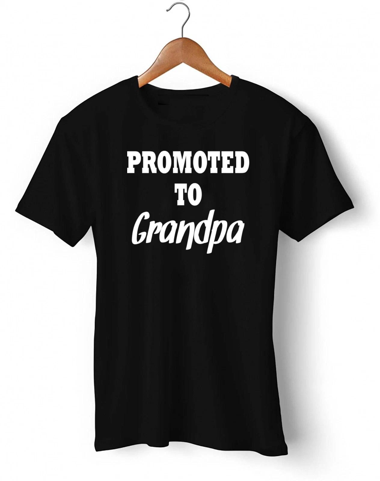 

Promoted to Grandpa and Grandma Family Matching Gift T-T-shirts Grandpa To Be M