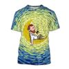 2023 Summer New Style Vincent Van Gogh 3D Print T-shirt Vincent Van Gogh Oil Painting Men Women Casual Fashion Cool Kids T Shirt