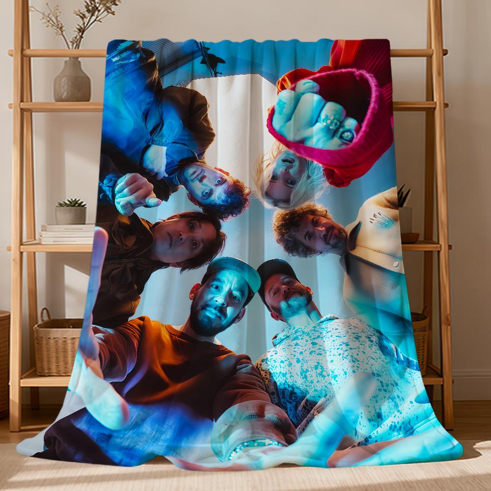 Band Cool Flannel Soft Warm Plush Blanket Sofa Living Room P-Park Pet Hogar Bedroom L-Linkin Gift Home Car Portable From Zero