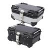 Rear Top Case Aluminum Alloy Water Resistant  Fit Motorcycle Top Box Shockproof with Safety Lock for Helmet Luggage
