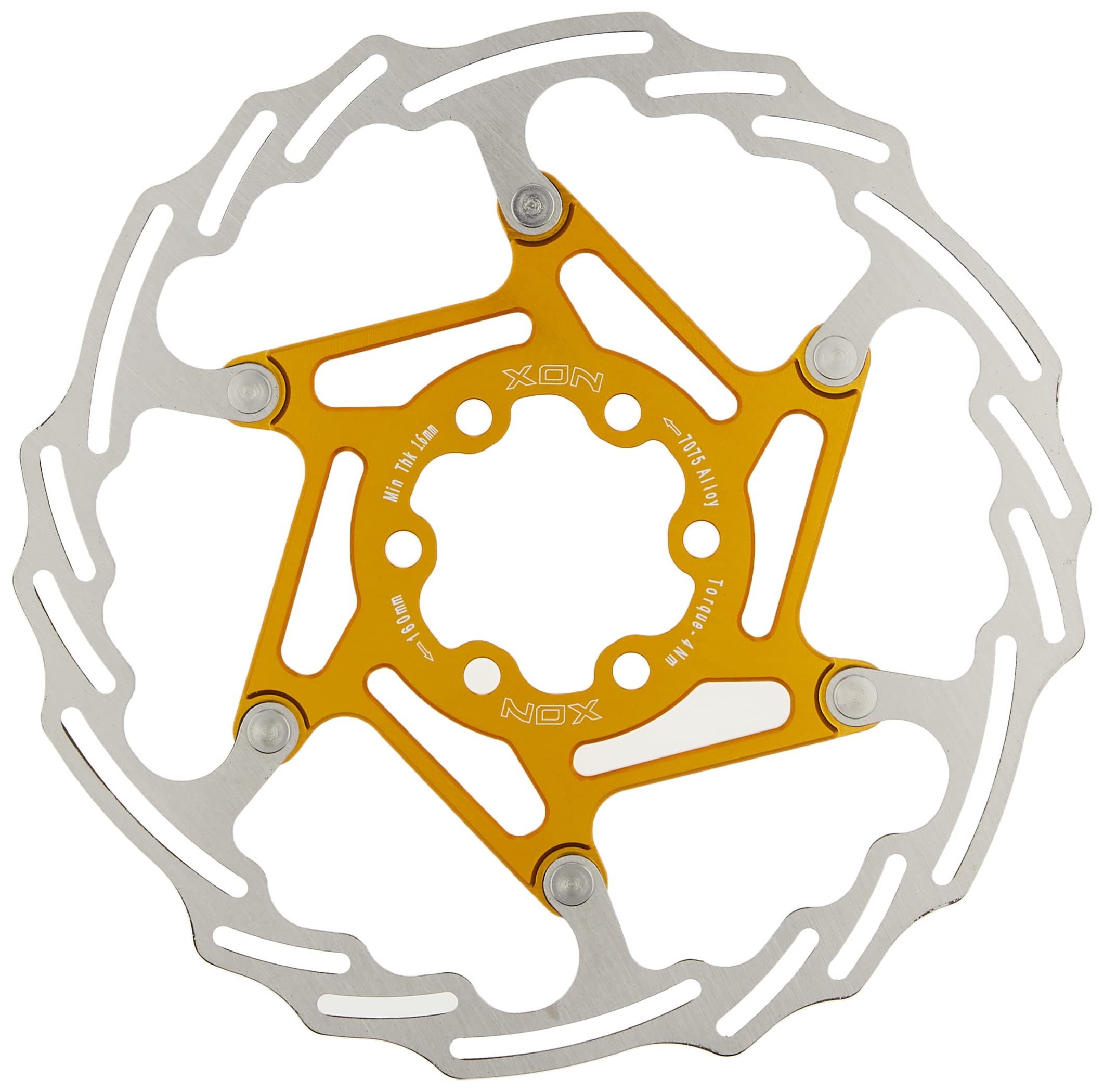 

XON Brake Rotor 160 Gold 6 Holes XBR-07 золотой