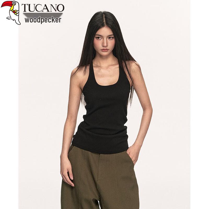 

Woodpecker Ribbed Slim Fit Racerback Camisole Top L