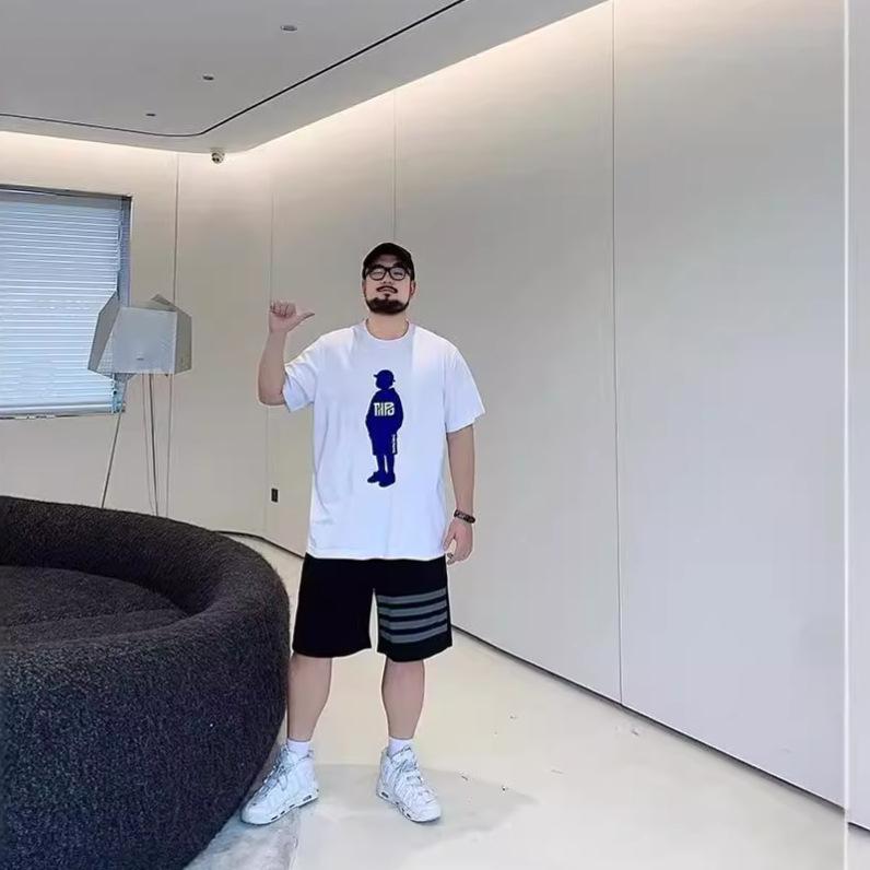 Мужская летняя мужская футболка большого размера — фото 4