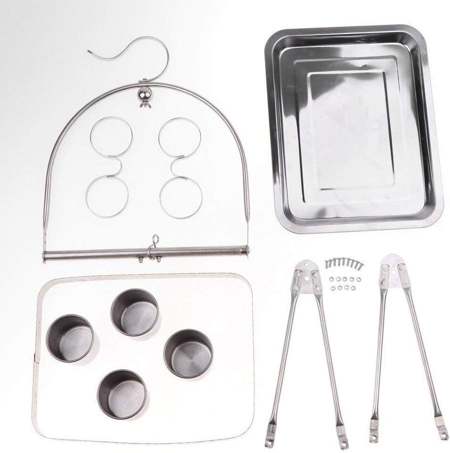 Stainless Steel Parrot Hand-Raising Stand - Durable Cage Rack for Birds