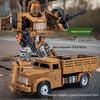 Transforming Robot Truck Toy: Inertial Transporter for Kids