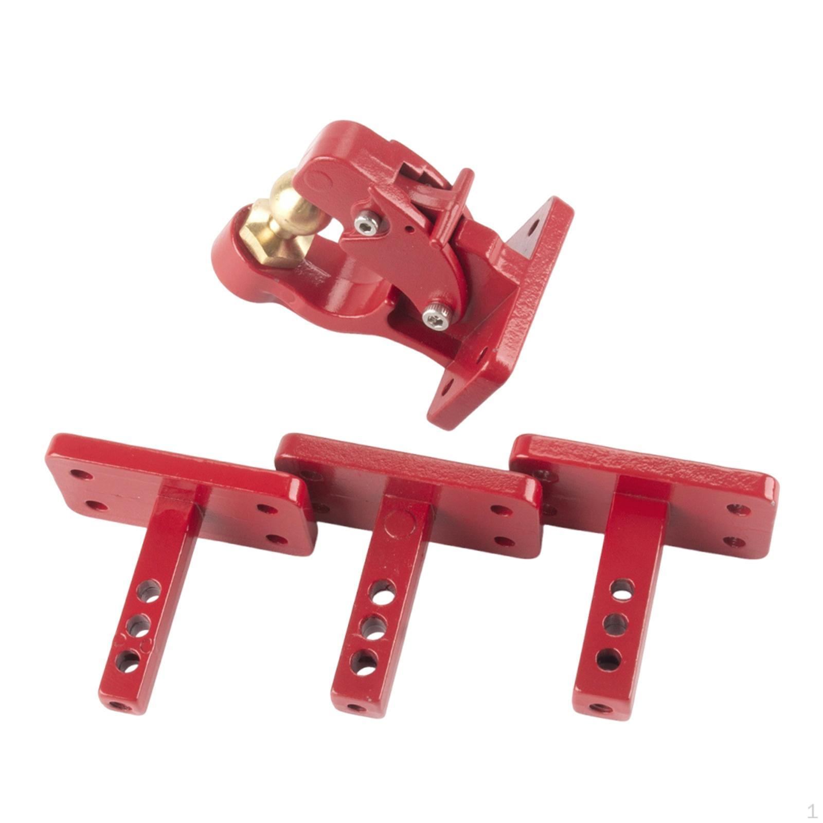 

1/6 RC Hitch Trailer Hook High Strength Novelty Truck Tow Realistic Model Car червоний