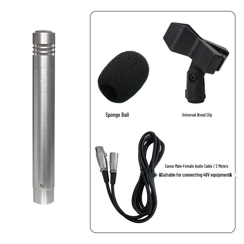 

48V Professional Condenser Microphone Set for Studio, Conference, Interview, and Live Streaming