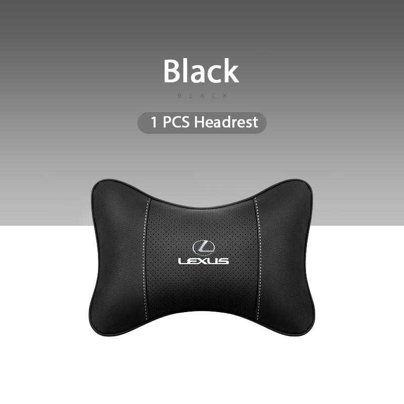 

For Lexus GS IS LS500h ES260 ES300h RX350h NX260 UX260 LM LC RZ450e TX Lexus Car Seat Headrests Auto Neck Pillow Lumbar Pillow чёрный
