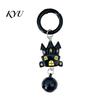 Backpack Accessories Halloween Cartoon Bat Keychain with Bell, Winged Ghost Castle Bag Charm, Backpacks Handbags Decoration Accessory, Party
