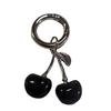 Cherrys Keychain Pendant Lovely Sturdy Alloy Charm for Bags and Car Fashionable Accessory for Trendsetters Outfits