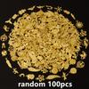 30/60/100 szt. Wielokolorowa Losowa Mieszanka Stop Metalowy Urocze Zawieszki Do Tworzenia Biżuterii Akcesoria Zwierzę Roślina Muszla DIY Bransoletki Wisiorek