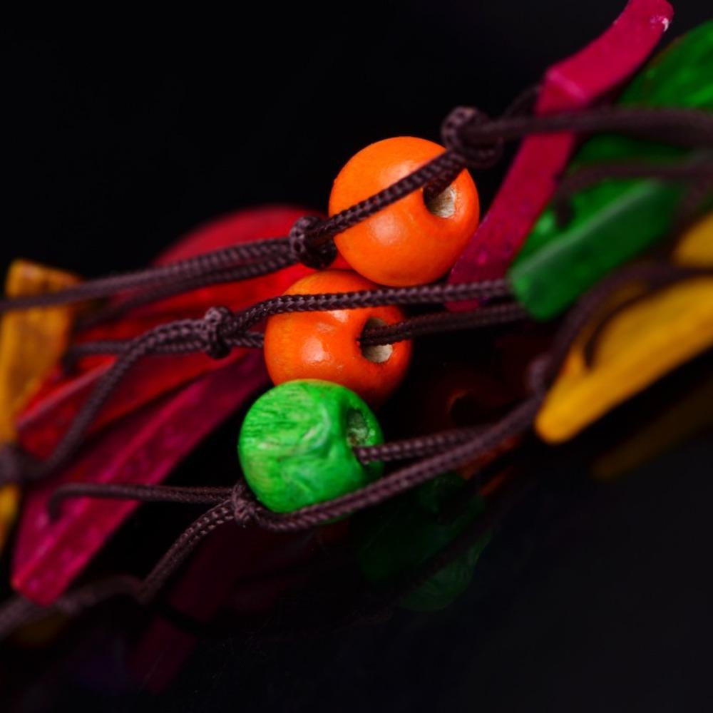 JMXD Boho Ethnic Vintage Long Necklace Handmade Fish Pendant Geometric Tassel Wooden Sweater Chain Unisex Gift Trendy Jewelry