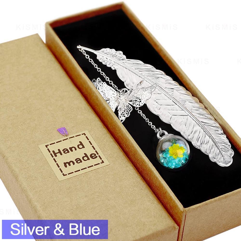 

Elegant Metal Feather Bookmark - Perfect Gift for Women, Book Lovers, Teachers & Mom - Birthday/Christmas/Mothers Day Present