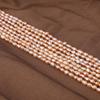 1String, White Natural Freshwater Pearls, Handmade Rice Pearl Beads, 3-3.5 Mm, for DIY Necklace Accessories, Jewelry Making, Women Gift, 36 Cm
