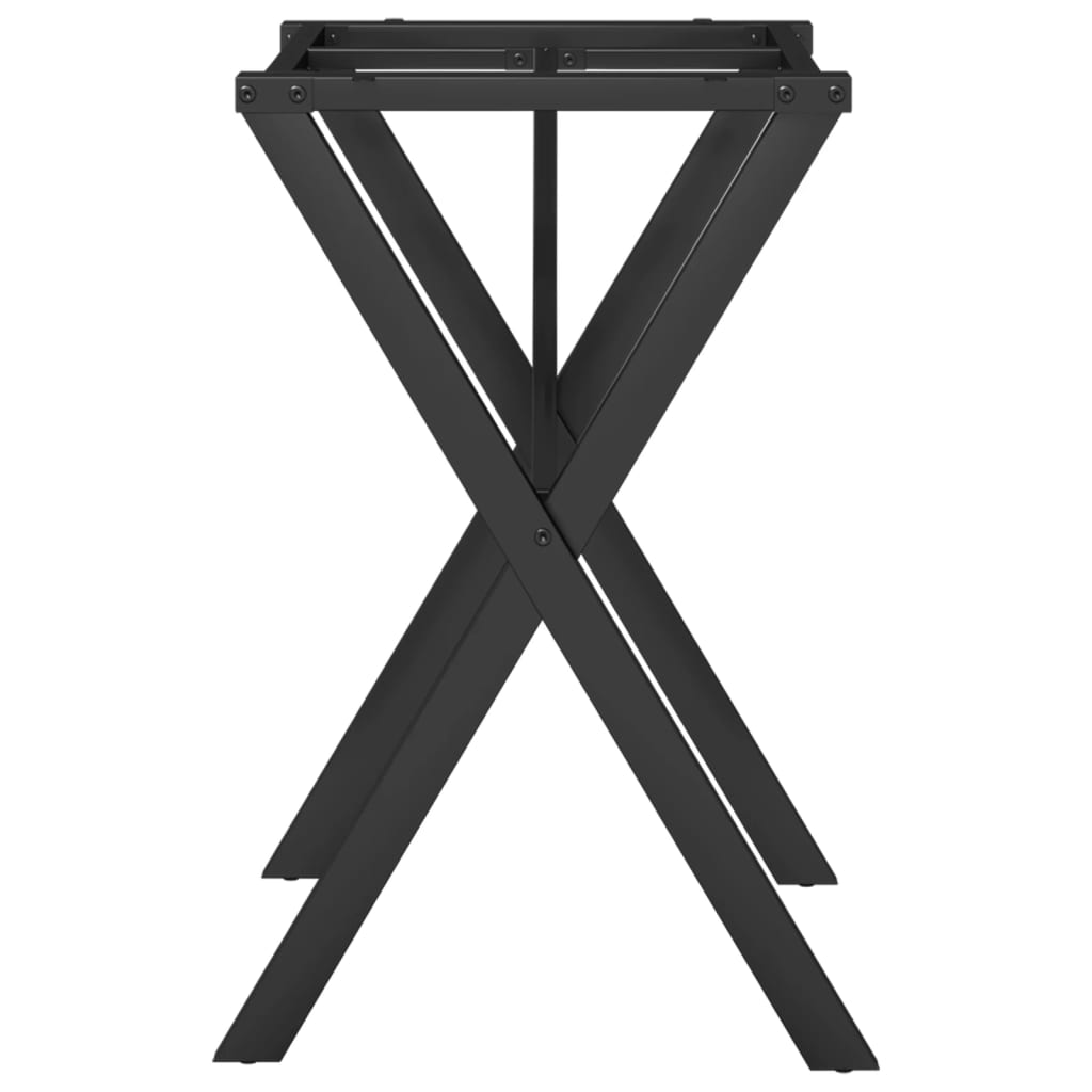 Vidaxl Nogi Do Stołu W Kształcie Litery X, 60X50X73 Cm, Żeliwo
