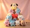 Bt21-Chimmy Cooky Koya Shooky Tata Anime Peripheral,Cute Animation Keychain Backpack Decor,Personality Doll Pendant For Fans