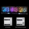 Imitate Full Color RGB Glow Tube Clock LED Music Spectrum DIY Kits Decoration Gift Night Light Atmosphere Light