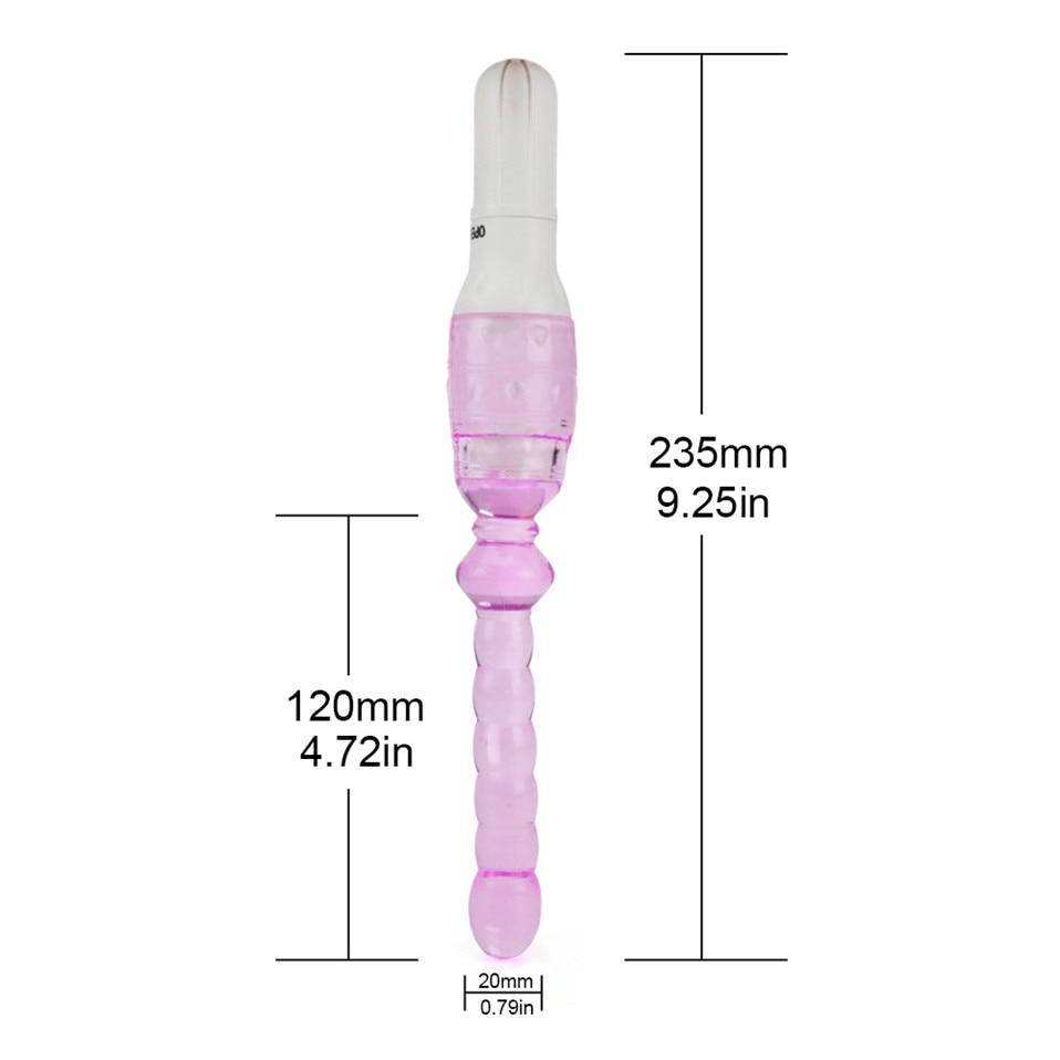 Silicone Jelly Anal Beads  Butt Plug  Flexible Waterproof Anal Balls & Beads