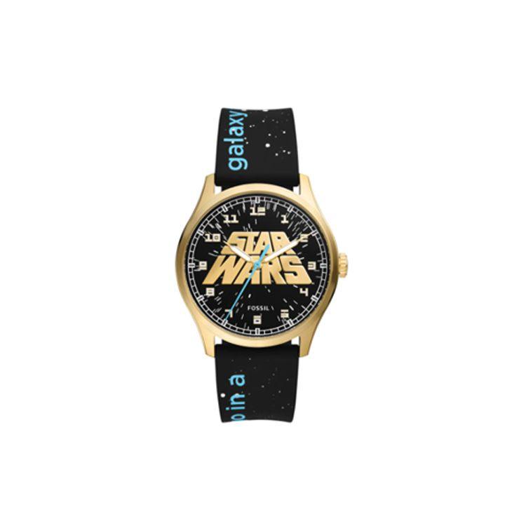 Fossil Quartz Watch Silicone Strap 42Mm Black Dial 50M Water Resistant Unisex watches SE1104 Black Dial