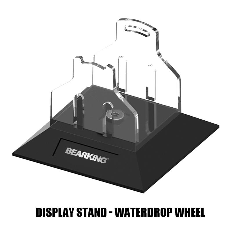 

BEARKING high transparency display stand PC fishing reel false bait display storage trapezoidal chassis anti tipping ZSJ-shuidi