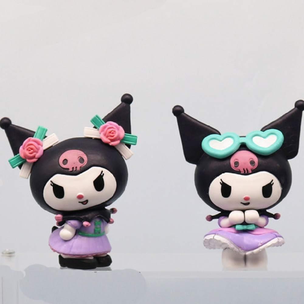 Birthday Party Kuromi Merry Melody Figure Blind Box Doll Charming Desktop Decoration