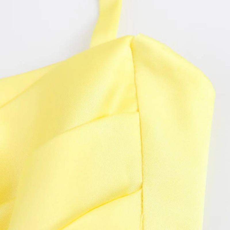 Sommer Sexy Solide Aushöhlen Mini Kleid Süße Y2k Backless Streetwear Kleider Weibliche Mode Chic Schlank Falte Strand Party Kleidung