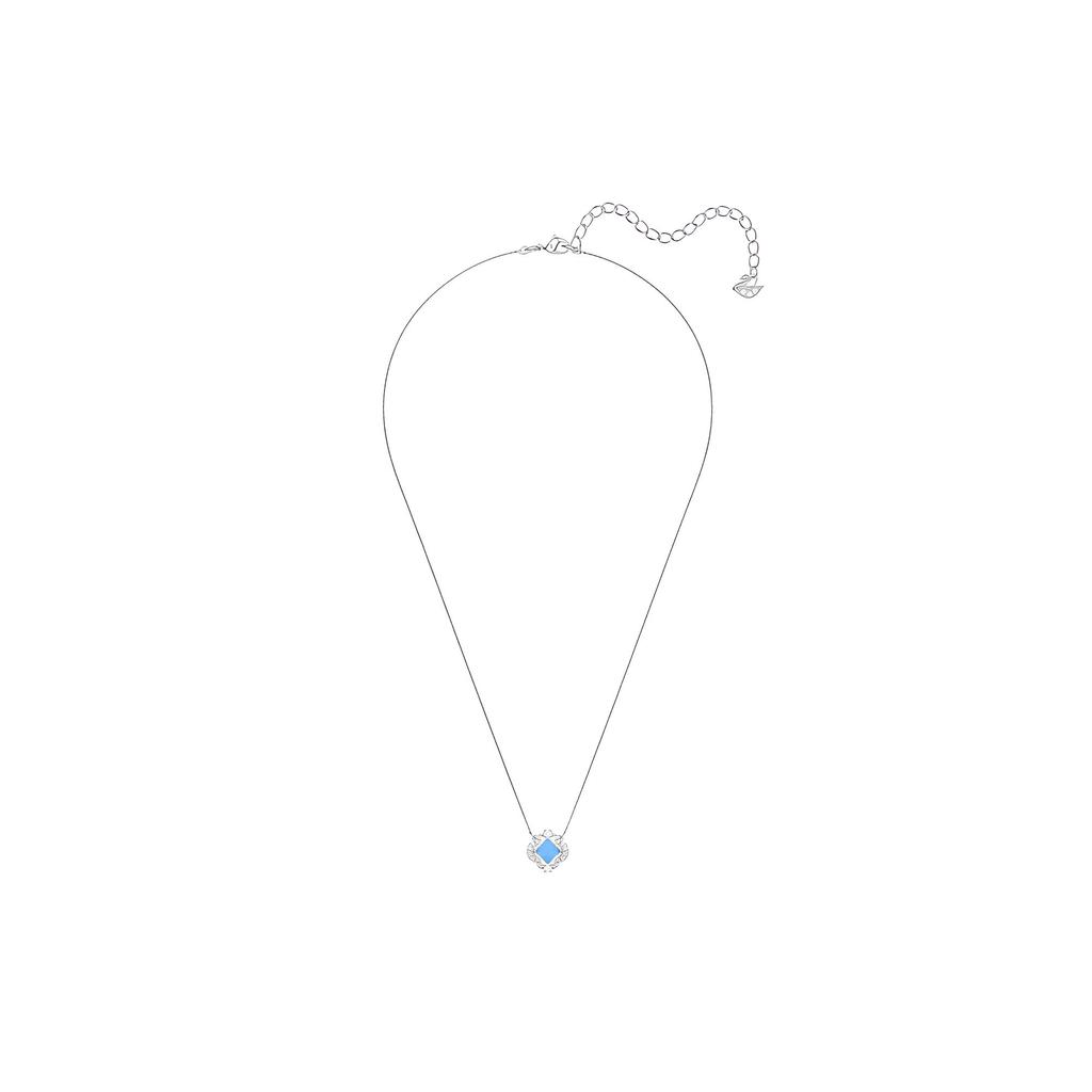 Swarovski Una Rhodium Plated Cubic Zirconia Necklace Women necklace Blue 5642927