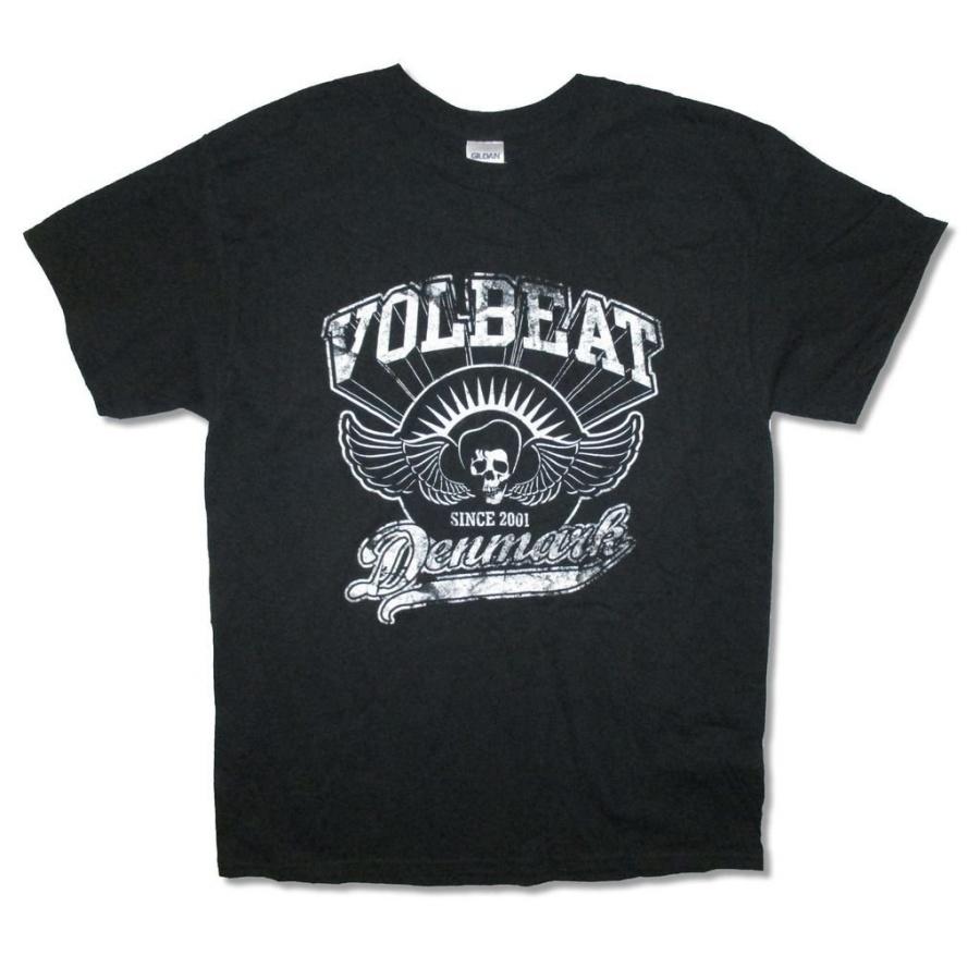 Volbeat Rise From Denmark Since 2001 Adult Black T Shirt (L), Large, Large S