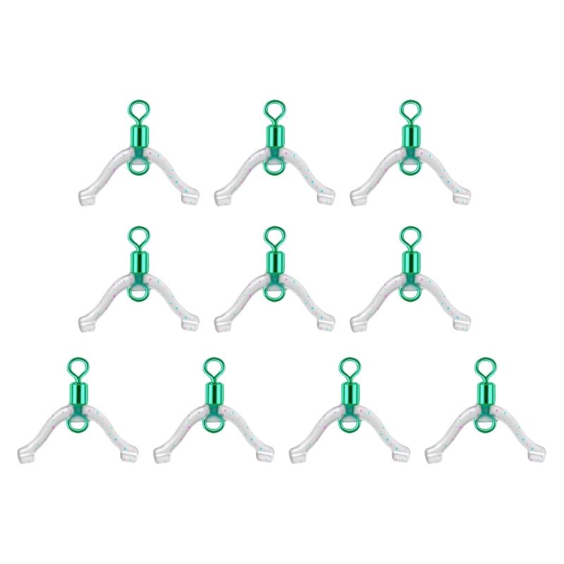 

10/20 шт. Роздільники волосіні з вертлюгами, кільця форми 8, з єднувач для подвійного гачка, розгалужувач підліски, рибальські снасті large