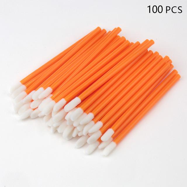 50Pcs Disposable Crystal Eyelash Brush Lashes Micro Lip Brushes Supplies Applicator Cleaner Beauty Eyelash Extension Tools
